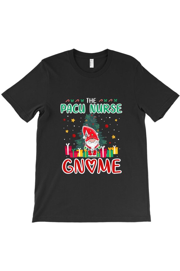 Pacu Nurse Gnome Xmas Tree Group Christmas Matching Holiday Medical Career G24276 Unisex T-Shirt, Up to Size 5XL