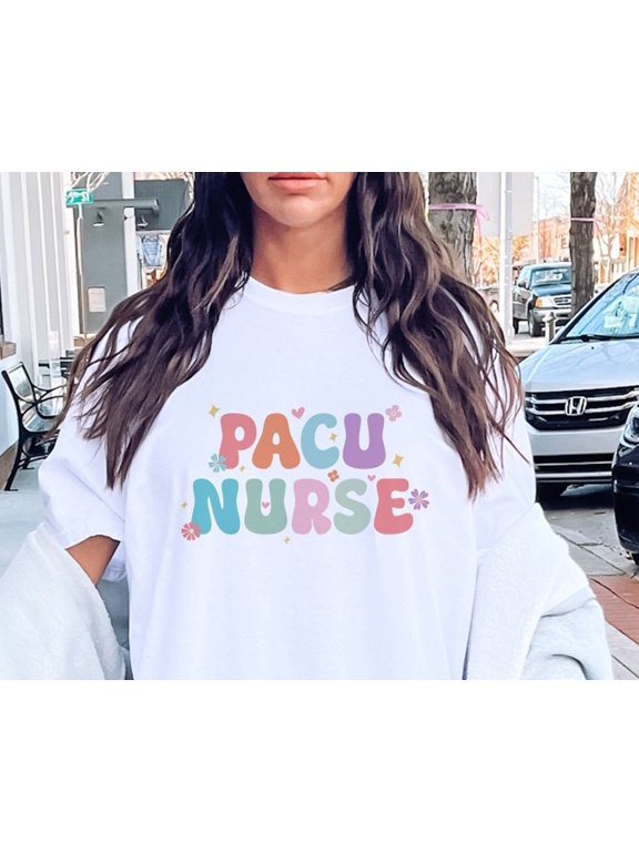 Pacu Nurse Retro Shirt RN TShirt Gift For Nurse Surgery Nurse Post Anesthesia Care Unit