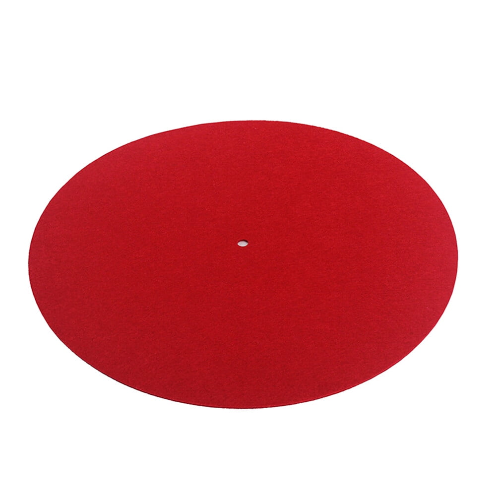 Pad Antistatic Vinyl Records Turntable Label Recess Platter Mat Dj