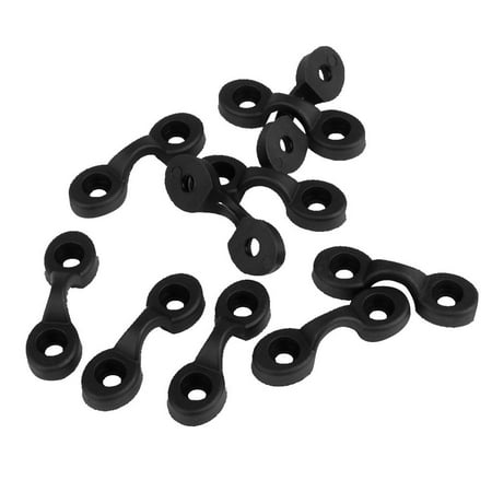 Pad Eye, tie, Kayak Deck Loops, Nylon Loop for Kayaking Boating Rafting (10 Pieces)