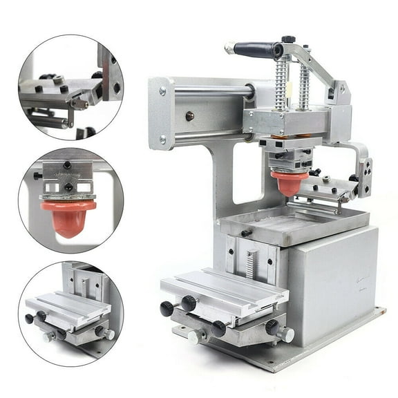 Pad Printer, Pad Printing Machine Label Logo DIY Transfer Machine 80x120mm for Printing Export Date