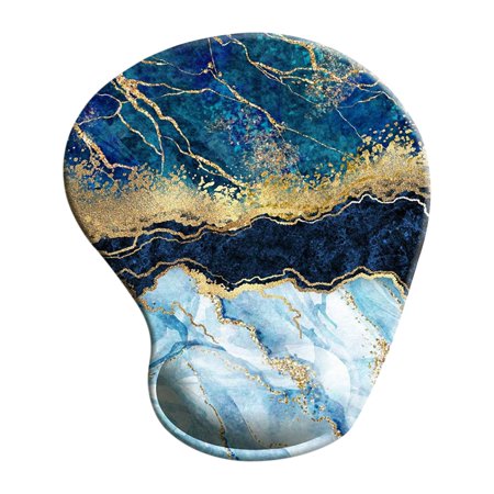 Pad with Wrist Rest Computer Mat for Easy Typing Gaming Home Style C