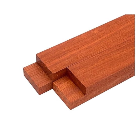 Padauk Lumber Board - 3/4" x 2" (4 Pieces) (3/4" x 2" x 12")