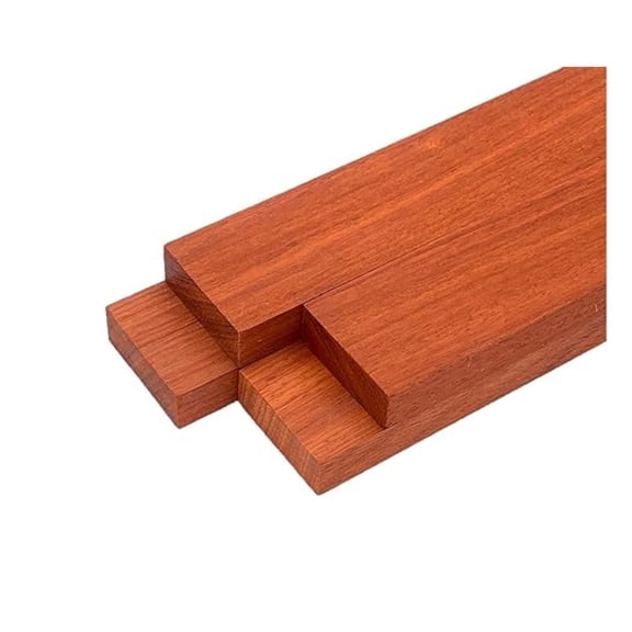 Padauk Lumber Board - 3/4" x 2" (4 Pieces) (3/4" x 2" x 36")