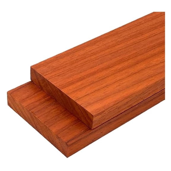 Padauk Lumber Board - 3/4" x 3" (2 Pieces) (3/4" x 3" x 12")