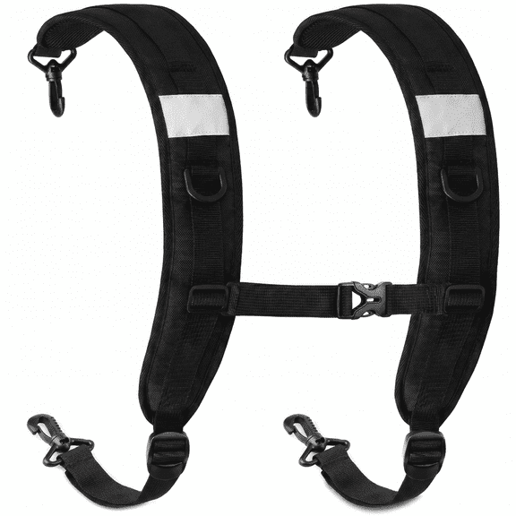 Padded Adjustable Backpack Shoulder Straps, Universal Replacement Bag Straps for Backpacks and Various Bags