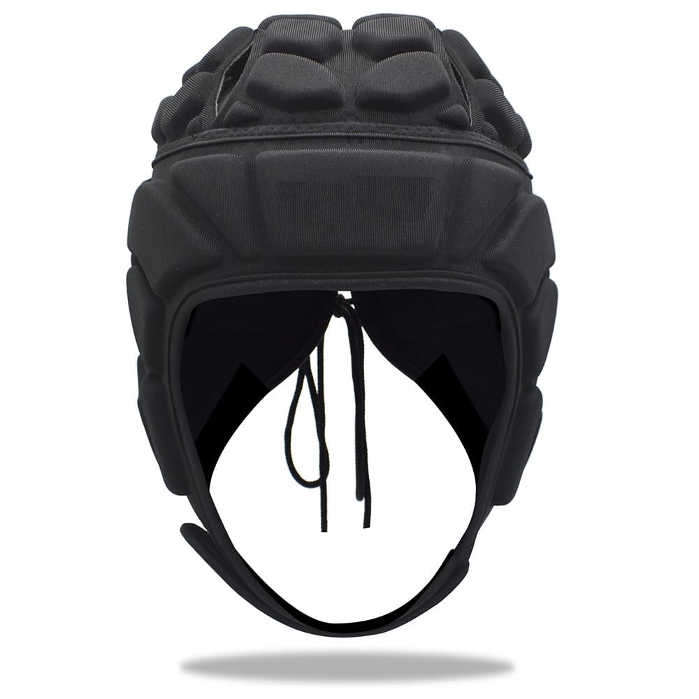 Padded Cap Headgear Autism Safety Bump Hat Head Support Protector Adjustable Flag Football Soccer Goalie Helmet for Youth Kids Adults