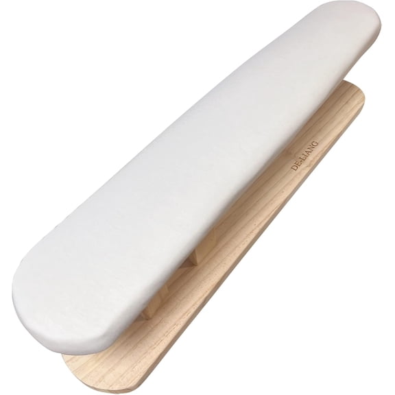 Padded Chest & Sleeve Tailor Ironing Board Long with Wooden Base for Household Tools, Tailor Dress Forms, Sewing and Tailoring Studio