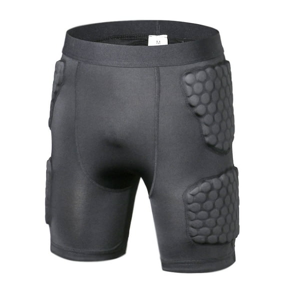 Padded Compression Shorts Padded Football Girdle Hip and Thigh Protector for Football Paintball Basketball Ice Skating Rugby Soccer Hockey and All Other Contact Sports XL