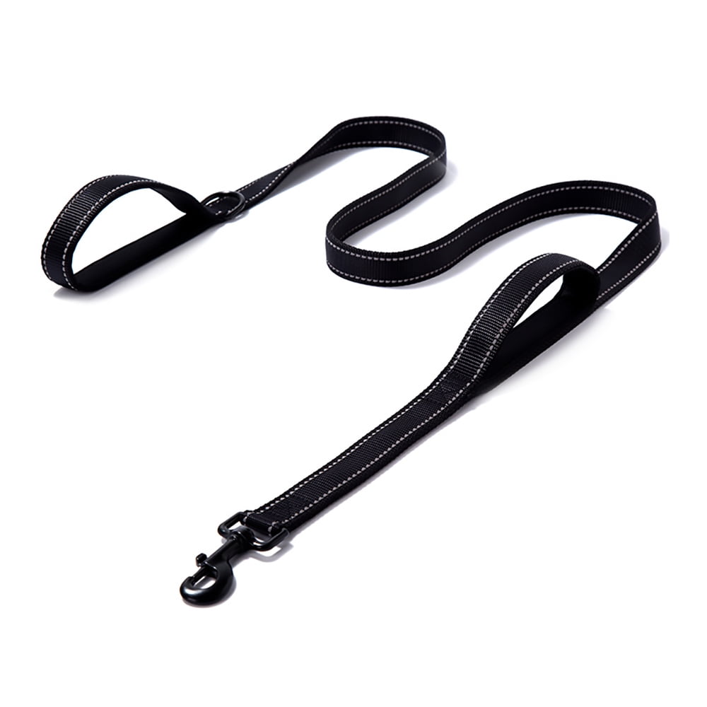 Padded Double Handle Dog Leash Heavy Duty 5ft 6ft Long Reflective