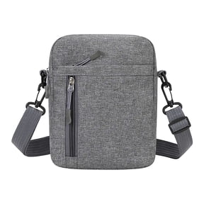 Padded Ereader Sleeve Case for 6-7 inch Ereader Tablet Bag, Protective Cover Pouch, Nylon Crossbody Bag Light Weight Business Travel Phone Bag Gray