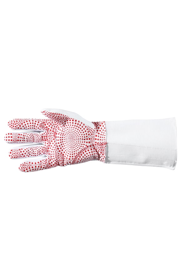 Padded Fencing Gloves for Foil Epee and Saber - Leather Mitten for Fencing Match and Bout Practice -1 Pack M right