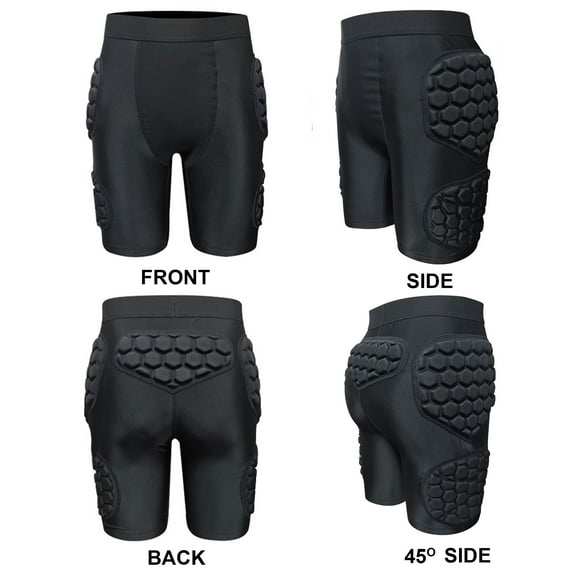 Padded Goalkeeper Shorts, Goalkeeper Uniforms Soccer EVA Thick Sponge Protective Shorts Training Equipment Protection Shorts In Soccer, Goalkeeper Leg Protection for Men