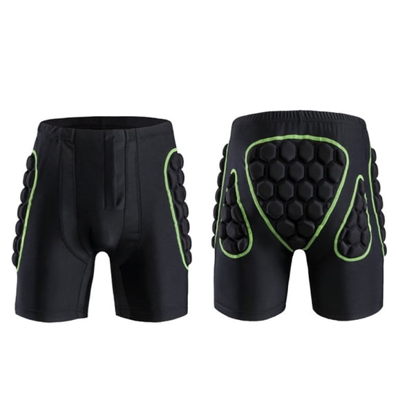 Padded Goalkeeper Shorts for Men & Women – Football Goalie Shorts with Hip & Thigh Padding, Breathable Soccer Training Shorts for Goalkeepers(S-XXL))