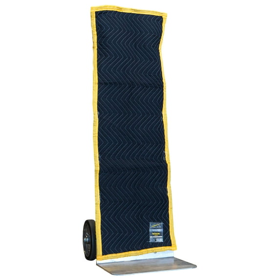 US Cargo Control Quilted Hand Truck Cover 50" x 16". Squared Top Hand Truck Pad with Hook and Loop Straps, Padded Cotton/Polyester Quilted Furniture Pads for Moving, Storage, Deliveries