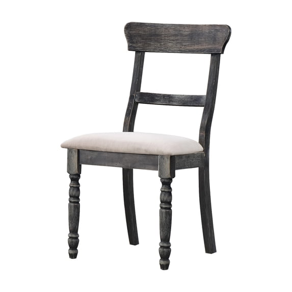 Padded Linen Side Chairs / Great for Dining and Decor