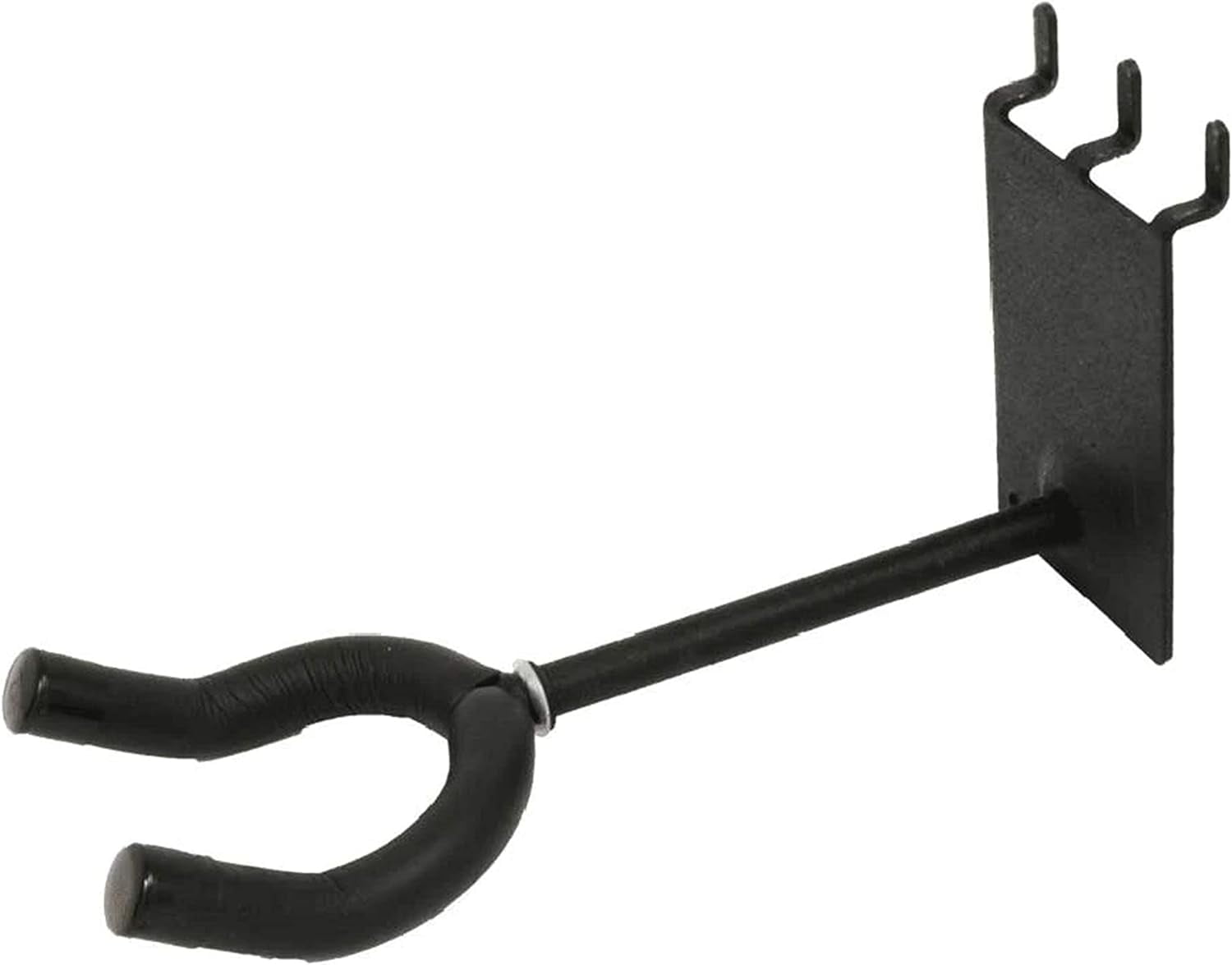 Padded Metal 4" Stard Guitar Hanger Slatwall Pegboard Mount
