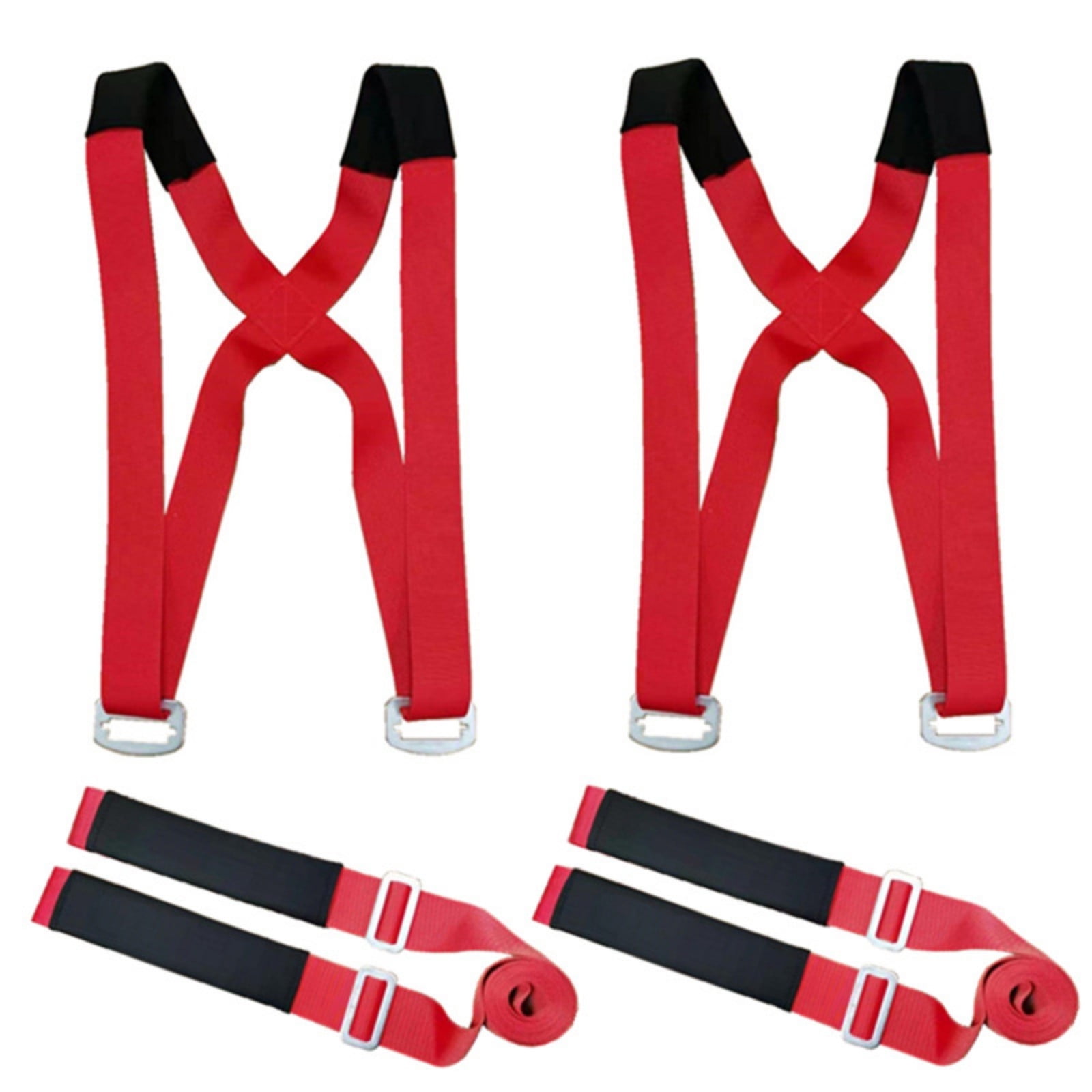 Moving Straps 2-Person Lifting Straps For Moving Furniture Appliances Mattresses Or Any Item Up To 800 Lbs Orange