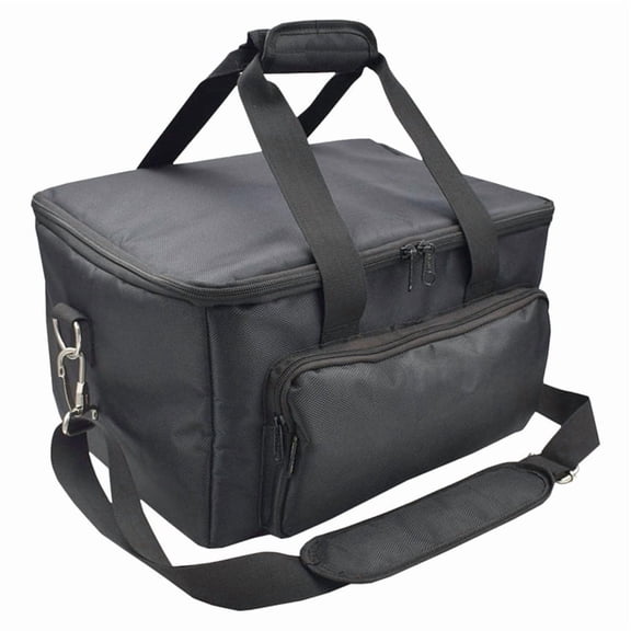 Padded Printer Carrying Case with Dust Cover and Accessory Storage
