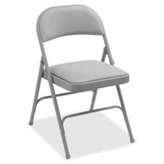 Padded Seat Folding Chairs, Beige - 29.5 x 2 x 23.3 in.