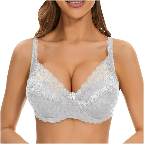 Padded Sports Bra Women Padded Bra Feature V-Neck Push-up Bra Style W-429 White 90