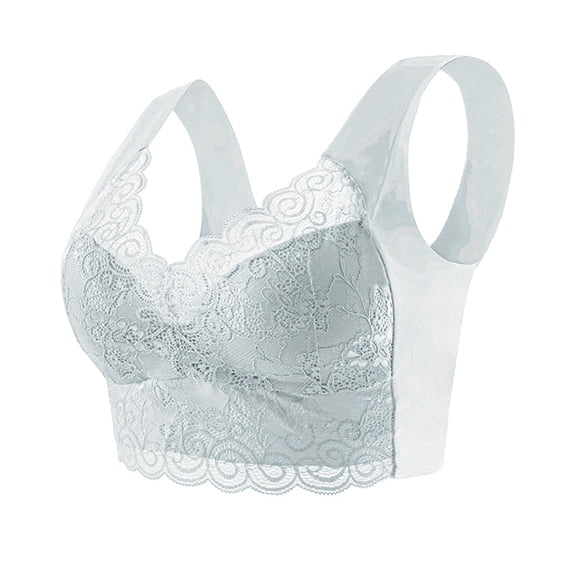 Padded T Shirt Bras for Women Women Gather Large Size Lace Without Steel Ring To Fix One Cup Seamless Sleep Bra Underwire T-shirt Bra Padded Bralettes for Women Sexy