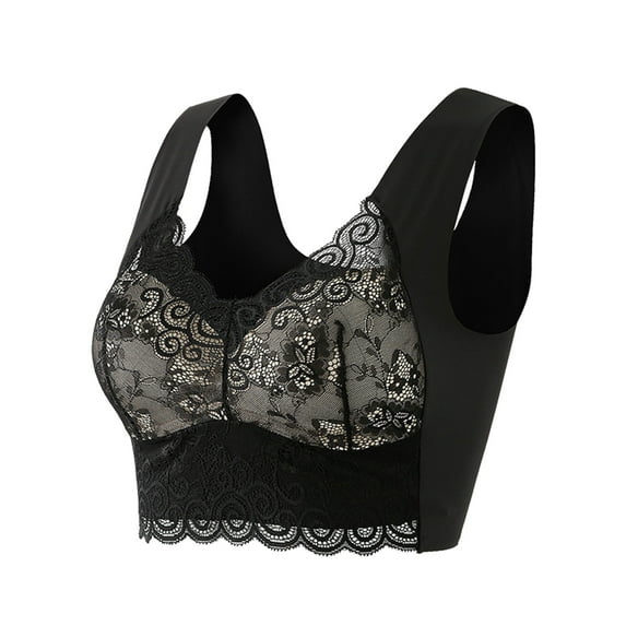 Padded T Shirt Bras for Women Thin Comfortable Full Cup Woman Gathered Without Underwire Upper Support Pair Breast Bra Vest Lace Bra Underwire T-shirt Bra Padded Bralettes for Women Sexy