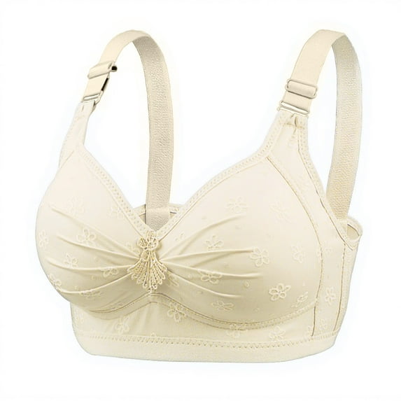 Padded T Shirt Bras for Women Push Up Comfort Underwire Brassiere Complexion 46