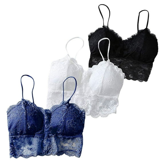 Padded T Shirt Bras for Women Wearing Pad Have Women Vest Underwear Sexy 3PC Chest Sports A Underwire T-shirt Bra Padded Bralettes for Women Sexy