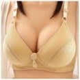 thumbnail image 1 of Padded T Shirt Bras for Women Womens Bra Thin Breathable No Steel Ring Underwear Underwire T-shirt Bra Padded Bralettes for Women Sexy, 1 of 5