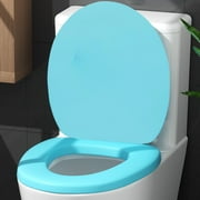 Padded Toilet Seat, Cushioned Soft Vinyl over Wood Core Seat, Secure Hinges, Easy Clean, Elongated,Easy To Install