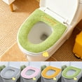 thumbnail image 1 of Padded Toilet Seat Portable Zipper Toilet Seat Covers Winter Household Plushs Toilet Seat Covers Thickened Toilet Seats Bathroom Supplies Non Slip Warmer Seat Cushions, 1 of 7