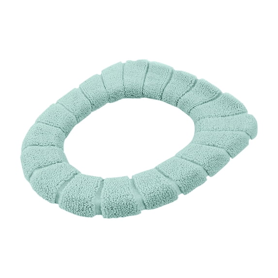 Padded Toilet Seat, Toilet Seat for Round Toilet, Soft Toilet Seat Cushion, 16X14 In, Mint Green, Bathroom, 1 Pc