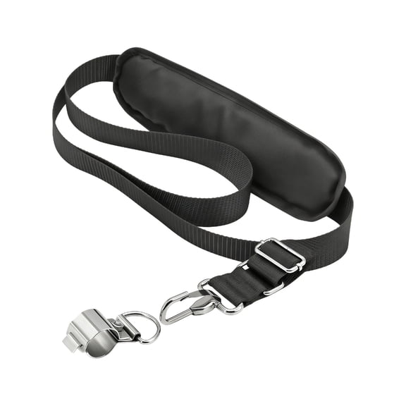 Padded Trimmer Strap Harness For Professional Gardeners Design With Steel Hook, Rotating Attachment And Extended Length