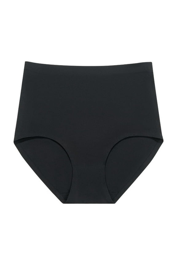 Padded Underwear Womens Shapewear Tummy Underwear High Waisted Body Shaper Butt Lifting Panties Ice Silk Lightweight Underpant Briefs Underwear Women Panties Black M