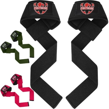 Padded Weight Lifting Straps, Weight Lifting Wrist Straps Black