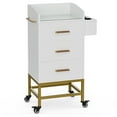 thumbnail image 1 of Paddie Storage Utility Cart with Dryer Holder and Lockable Wheel, White, 1 of 8