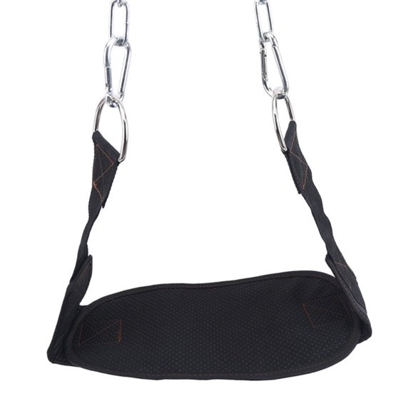 Padding & Steel Chain Weighted Pull Up and Squat Belt Dip Belt for Weightlifting