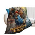 thumbnail image 1 of Paddington Bear Bag (3) Luxury Flannel Blanket - Super Soft Anti-Static Plush Warm Blanket for Sofa Bed - Extra Large Cozy Blanket for Men and Women, Home Decor Gift., 1 of 9
