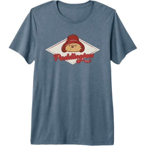 Paddington Bear Classic Retro Diamond Tri T-Shirt - Walmart.com