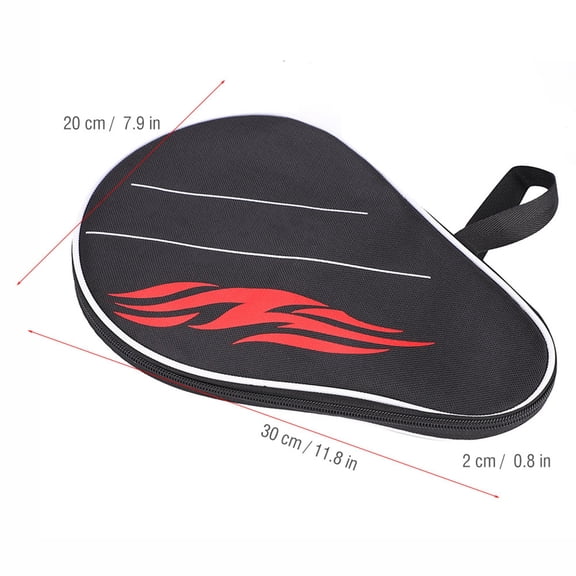 Paddle Bag Table Tennis Racket Case Paddle Bag With Balls Black