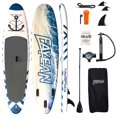 thumbnail image 1 of 10'6" Inflatable Paddle Board with Durable SUP Accessories, Stable Non-Slip Deck, Safety Leash Waterproof Bag for Surfing, Travel, Outdoor Enthusiasts, 1 of 9