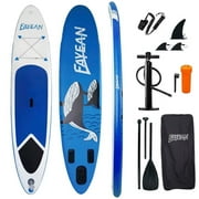 Paddle Board, 11' Inflatable Paddle Board with Carry Bag & SUP Accessories, Durable SUP Paddle Board, Non-Slip Comfort Deck for Travel, Fishing, Lake, Ocean Vacation