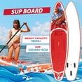 thumbnail image 1 of Paddle Board 11'x33 x6 Extra Wide Inflatable Stand Up Paddle Board with Adjustable Paddle,Backpack,Waterproof Bag,Leash,and Hand Pump,Repair Kit, 1 of 7