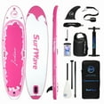 thumbnail image 1 of Paddle Board 11'x34"x6", Inflatable Stand Up Paddle Board with Premium SUP Paddle Board Accessories, Fun Water Inflatable Paddle Board for Adults and Youth, Pink+White, 1 of 6