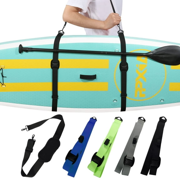 Paddle Board Carry Strap, Adjustable SUP Carrying Strap Boards, Paddle Board Accessories for Women and Men for Paddleboards, Surfboards, Longboards, Canoe and Kayaks