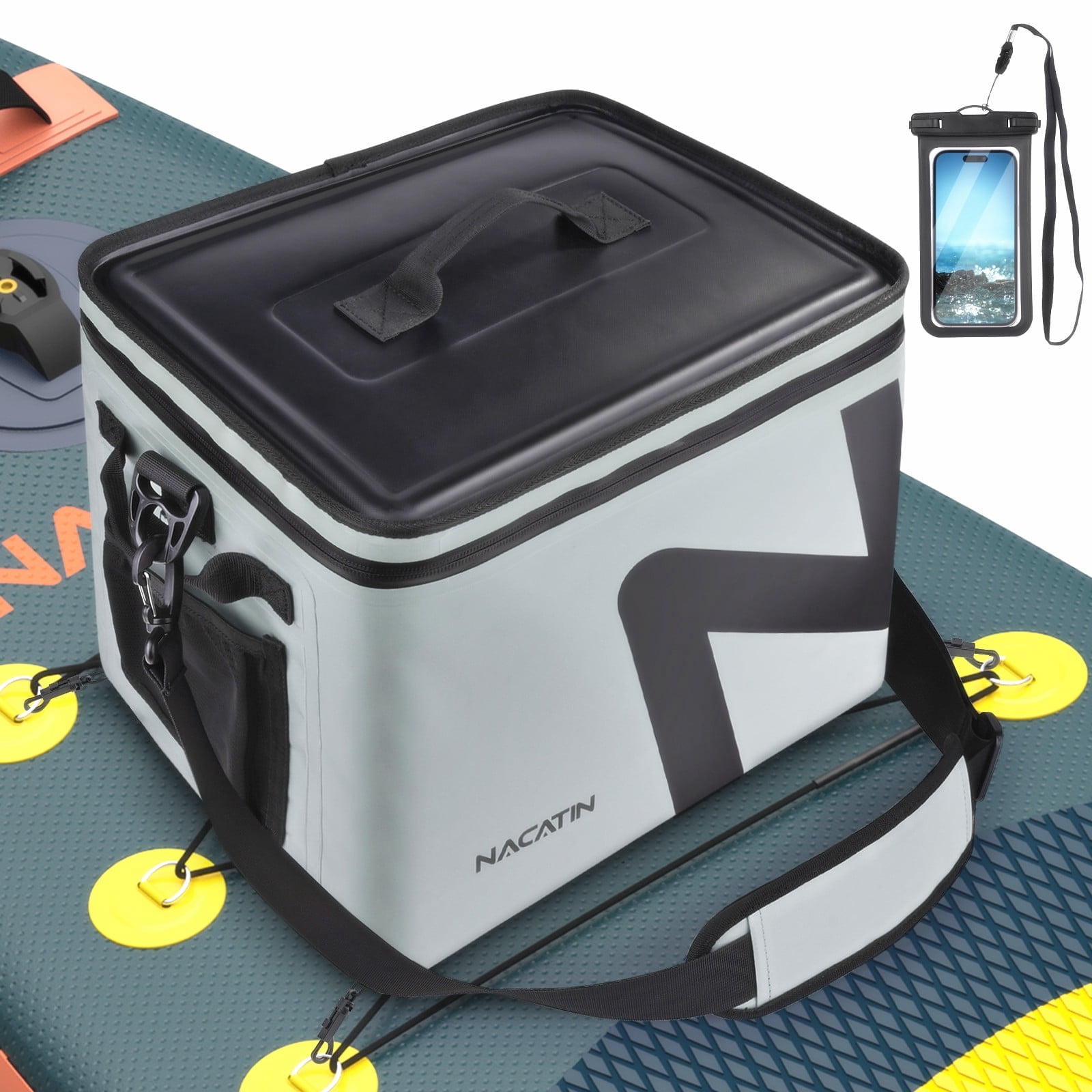 Paddle Board Cooler Bag 48 Can Waterproof SUP Camping Cooler Portable for Kayak Accessories