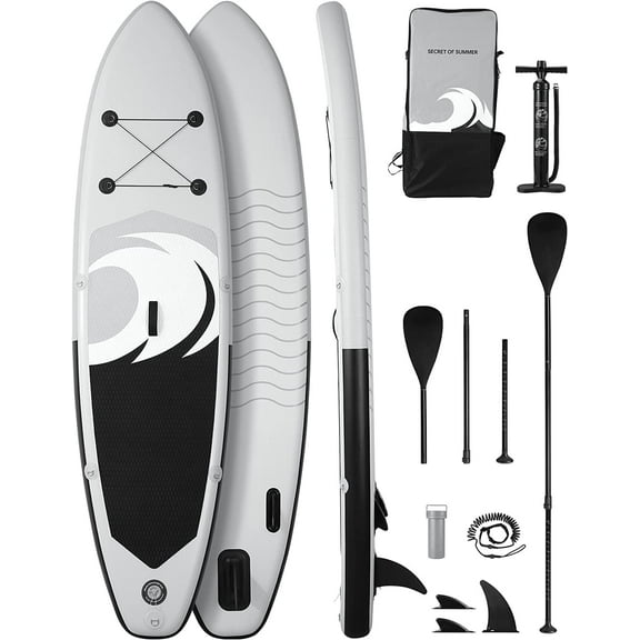 Naipo Paddle Board Inflatable 6in hick Board with Accessories with Fast Pumping for Adults
