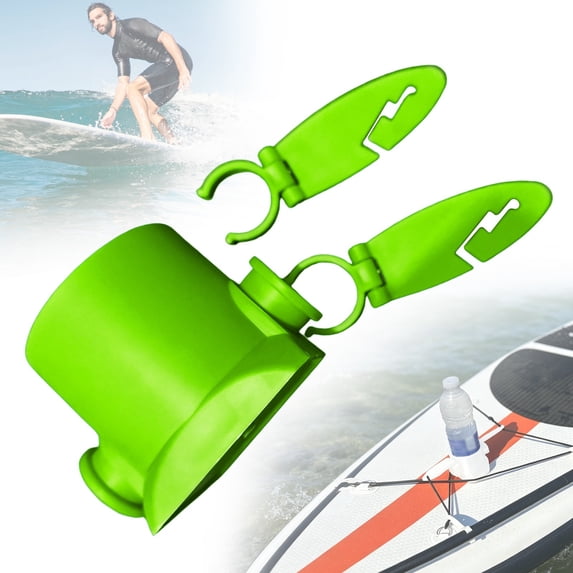 Paddle Board Paddle Holder, Kayak Drink Holder, Universal Paddle Board Cup Holder, Lightweight Portable Water Bottle Holder, Paddle Board Clips Accessories Fits Most Standard Cans Bottles