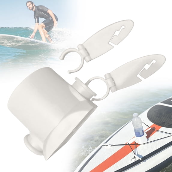 Paddle Board Paddle Holder, Kayak Drink Holder, Universal Paddle Board Cup Holder, Lightweight Portable Water Bottle Holder, Paddle Board Clips Accessories Fits Most Standard Cans Bottles